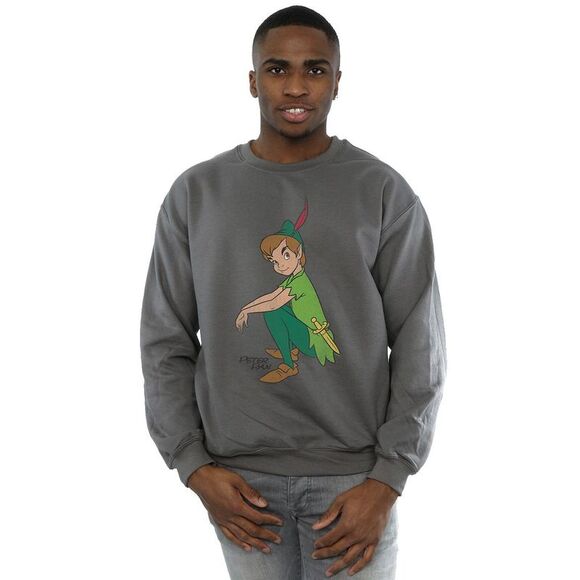 Peter Pan Mens Classic Sweatshirt / Charcoal